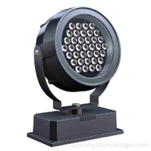 New 36W LED Floodlight for Stage or Garden Use, Round, 85 to 265V AC, 2-year Warranty
